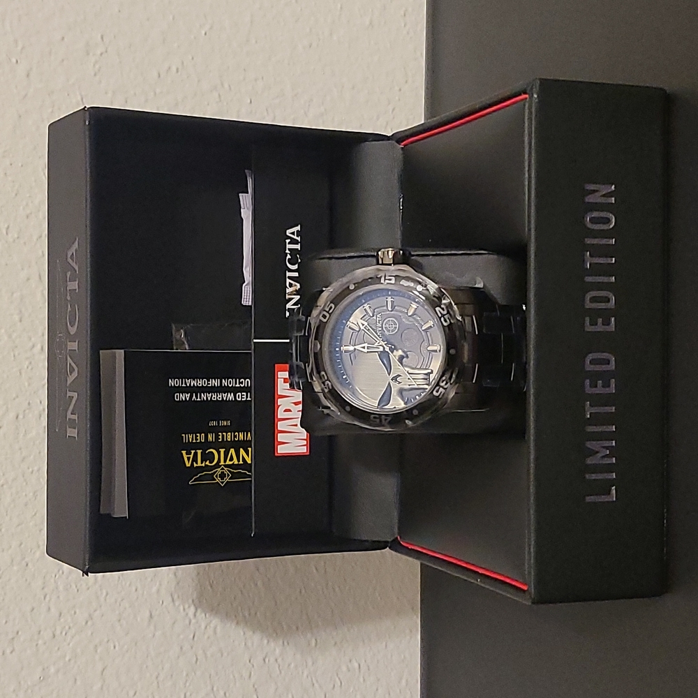 Invicta Marvel Punisher Men's Watch - 48mm, Gunmetal